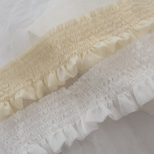 gather chiffon ribbon ギャザーシフォンリボン