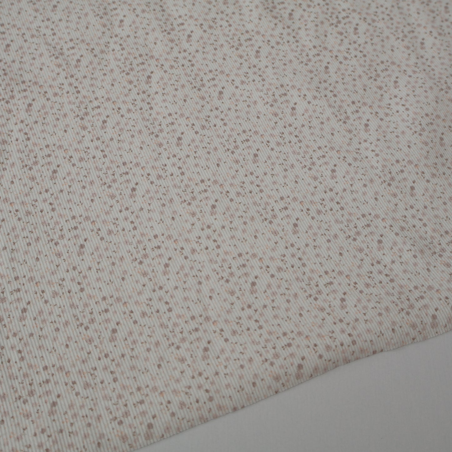 Little flower knit　小花柄リブニット